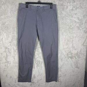 J. Crew ‎ Men's 31x32 The Sutton Chino Dress Pants Gray Cotton Flat Front
